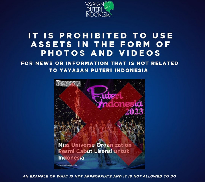Yayasan Puteri Indonesia Menolak Dikaitkan Lagi dengan Miss Universe