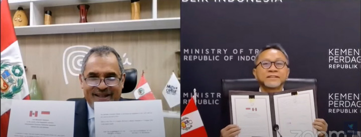Bidik Pasar Amerika Selatan, Indonesia-Peru Luncurkan Perundingan IP-CEPA