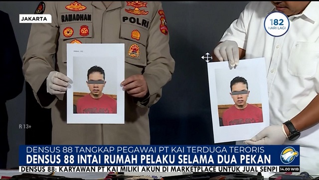 Karyawan PT KAI Terduga Teroris Baiat ke ISIS Lewat Medsos