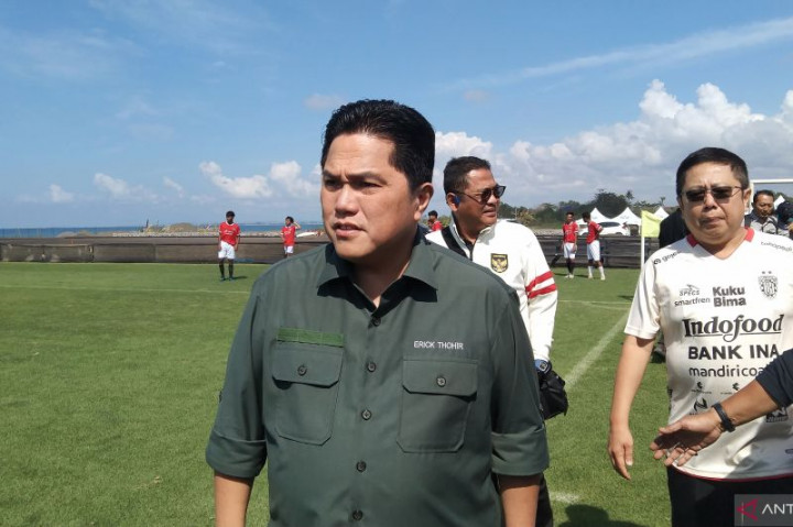 Elektabilitas Erick Thohir Cedera usai Larang Suporter Datang ke