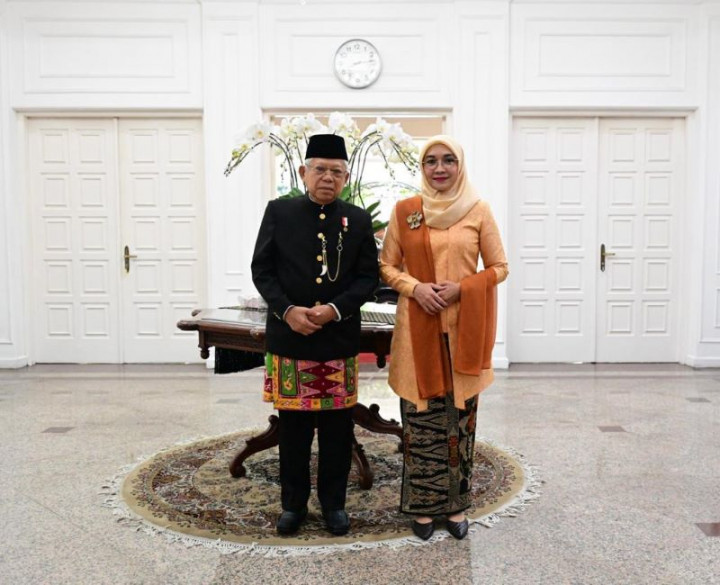 Hadiri Sidang Tahunan MPR, Wapres Kenakan Pakaian Adat Betawi