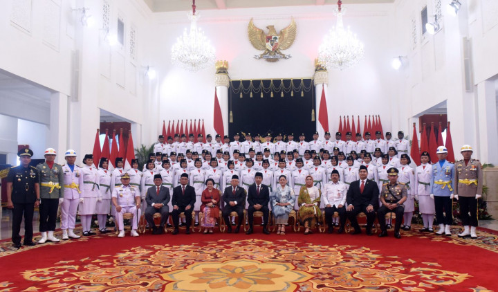 Ini 76 Anggota Paskibaraka untuk Upacara Istana Negara dari 38 Provinsi