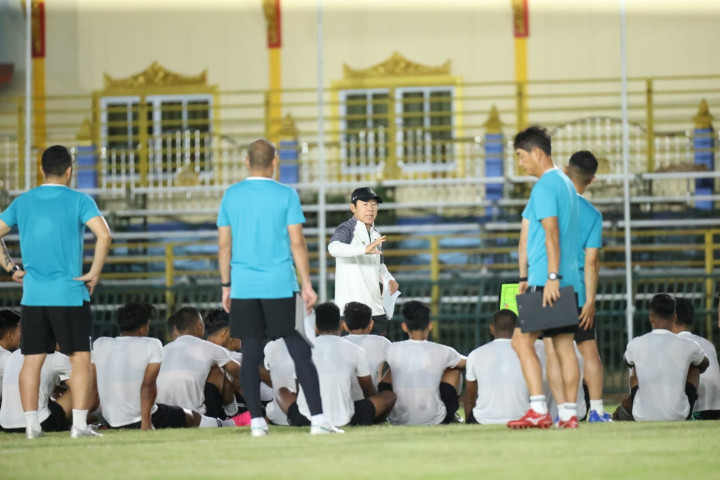 Jelang Hadapi Malaysia, Timnas U-23 Tingkatkan Intensitas Latihan