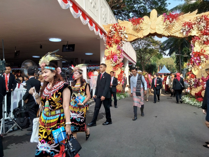Tamu Undangan Antusias Mengikuti Upacara HUT ke-78 RI di Istana