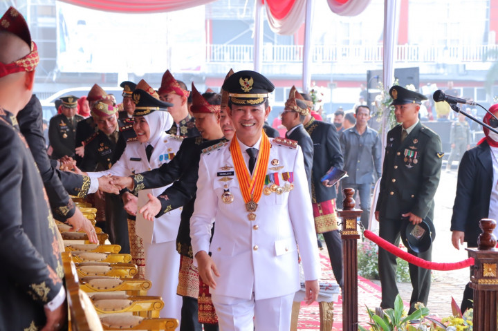 Jelang Berakhir Masa Jabatan, Wali Kota Palembang Pamit di Upacara HUT RI