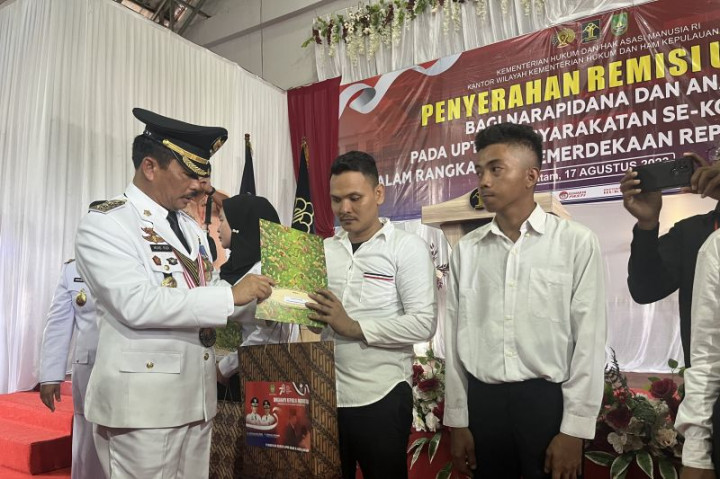 1.543 Narapidana di Batam Dapat Remisi HUT RI