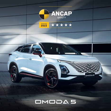 Utamakan Perlindungan Keamanan, Chery OMODA 5 Kantongi ANCAP Bintang Lima
