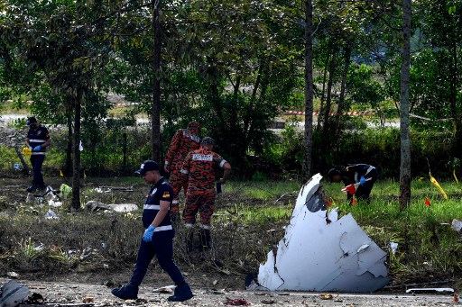 Jet pribadi alami kecelakaan di Malaysia. (AFP)