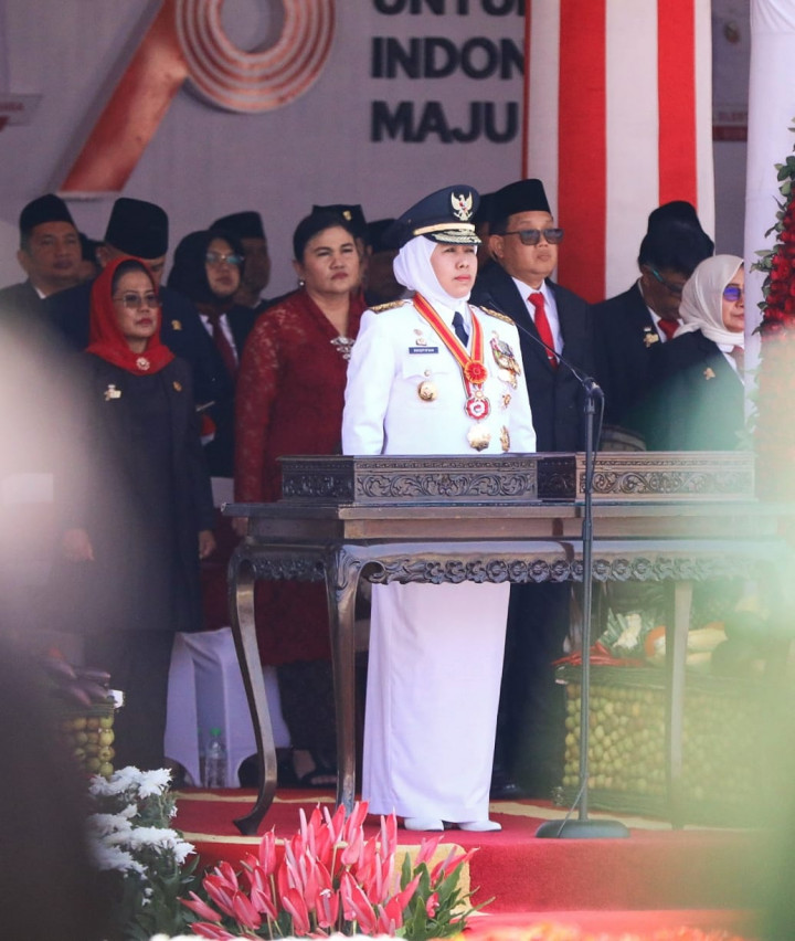 HUT ke-78 RI, Khofifah Bangun Optimisme Jatim Terus Maju
