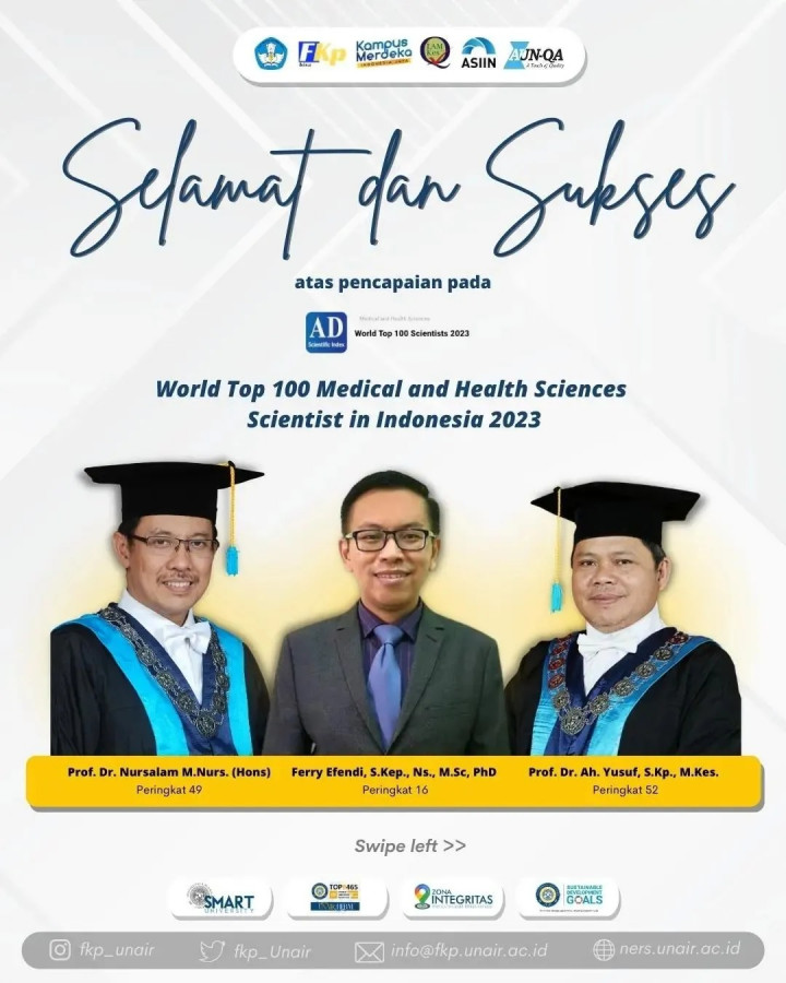 Keren! 3 Peneliti Unair Masuk Jajaran Top 100 Ilmuwan Dunia