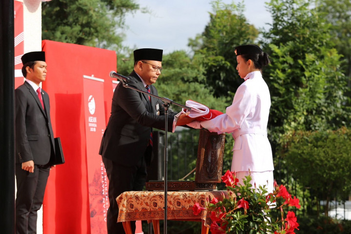 HUT ke-78 RI di Swedia: Dubes Kama Ajak WNI Promosikan Budaya Indonesia