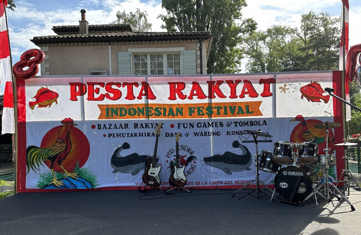 Kampung Mini Indonesia Hadir dalam Pesta Rakyat di Jenewa Swiss