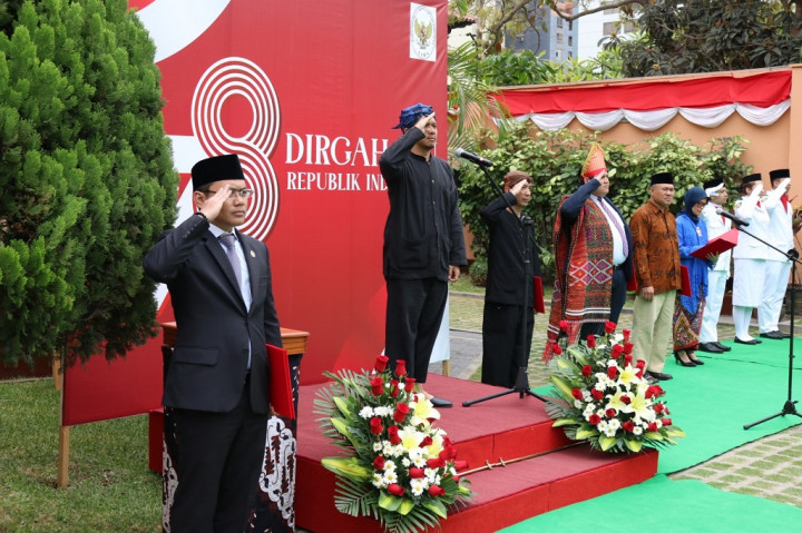 Tumpeng dan Kue Tradisional Warnai Perayaan HUT ke-78 RI di Peru