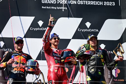 Bagnaia tetap Tak Terkejar di Balapan Utama MotoGP Austria