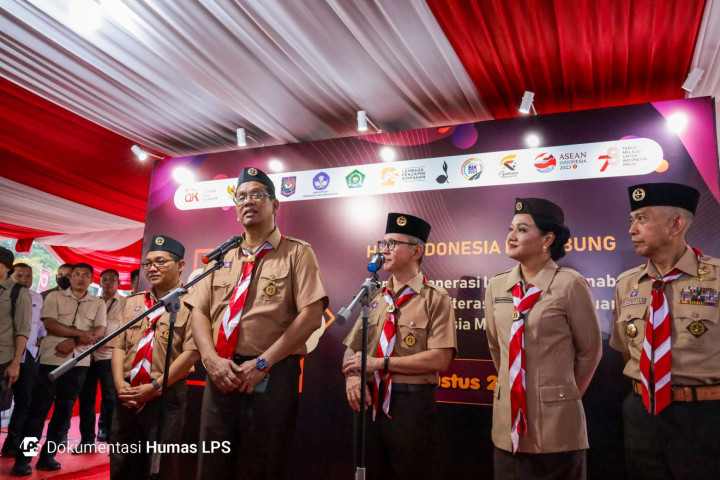 Ajak Pramuka Nabung di Bank, Bos LPS: <i>Gak</i> Ada Lagi Kasus Duit Celengan Dimakan Rayap!
