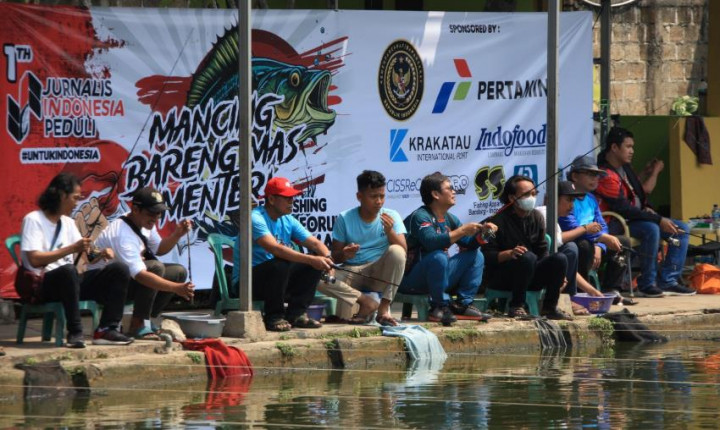 Jurnalis Indonesia Peduli Gelar Fun Fishing