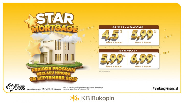 KB Bukopin Tawarkan Bunga Menarik dan Proses KPR Mudah melalui STAR Mortgage