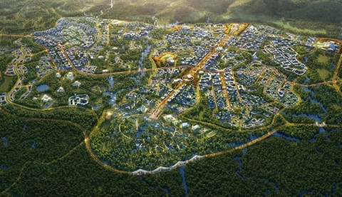 Desain Ibu Kota Baru. FOTO: dok Kementerian PUPR