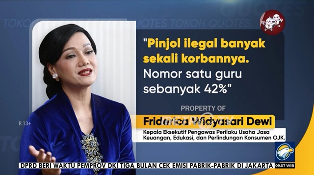 OJK: 42% Korban Pinjol Ilegal Berprofesi Guru