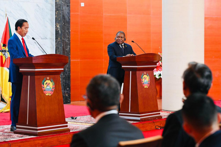 Jokowi dan Presiden Nyusi Terus Dorong Optimalisasi PTA Indonesia-Mozambik