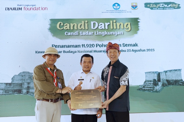 Djarum Foundation Lewat Siap Darling Hijaukan Kawasan Percandian Muarajambi dengan 11.920 Pohon dan Semak