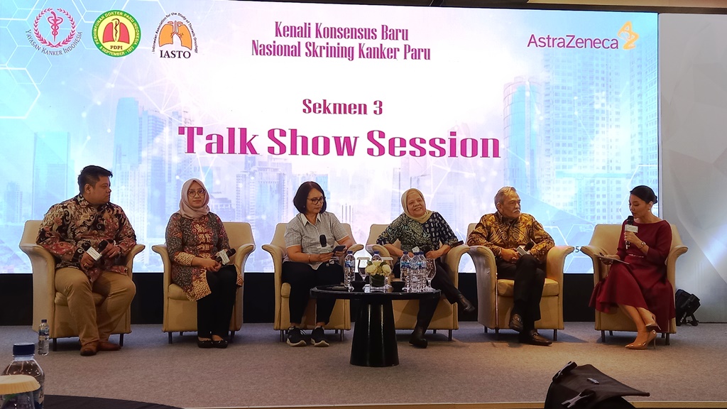 Talkshow Konsesus Skrining Kanker Paru. Dok. Ist