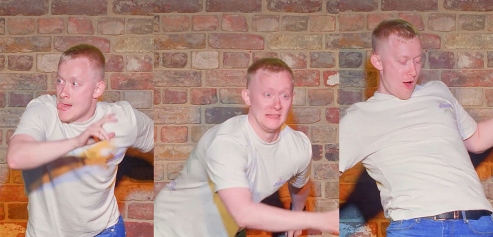 Viral Video Komedian Karl Porter Bikin Selebrasi Gol Slow-Mo, Endingnya Sempurna!