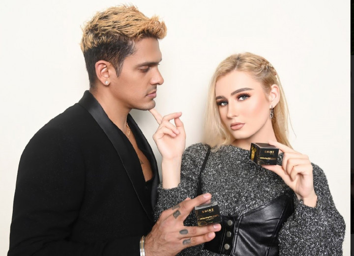 Robby Shine dan Nastasya Rambah Bisnis Produk Kecantikan ala Rusia