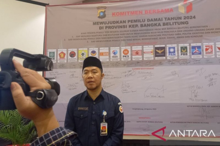 4.671 Petugas Bawaslu Babel Awasi Tahapan Pemilu 2024