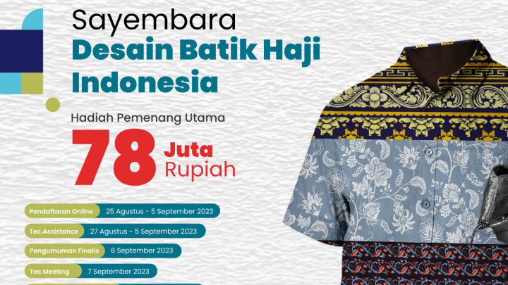Kemenag Gelar Sayembara Desain Batik Haji Indonesia, Cek Ketentuannya