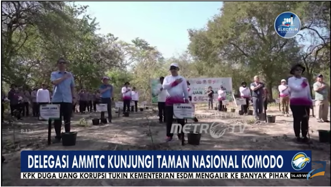 Tanam Pohon di Pulau Rinca NTT, Polri Pecahkan Rekor MURI