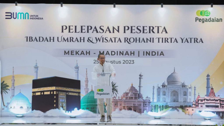 Pegadaian Berangkatkan 145 Karyawan Dengan Kinerja Terbaik untuk Wisata Religi