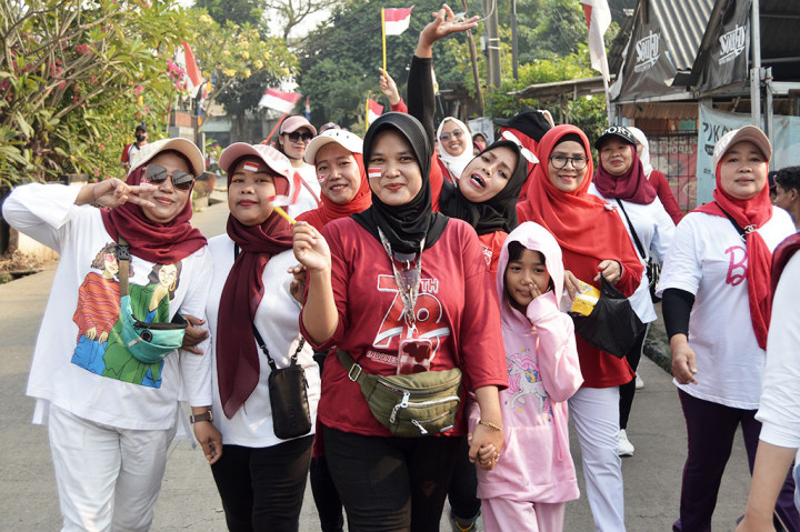 Kemeriahan Jalan Santai Warga Bogor Sambut HUT ke-78 RI