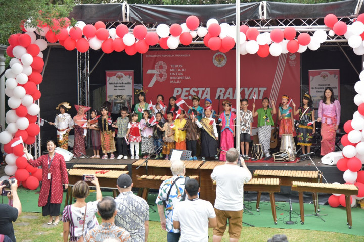 Keseruan Pesta Rakyat 2023, Penutup Rangkaian HUT ke-78 RI di Wina