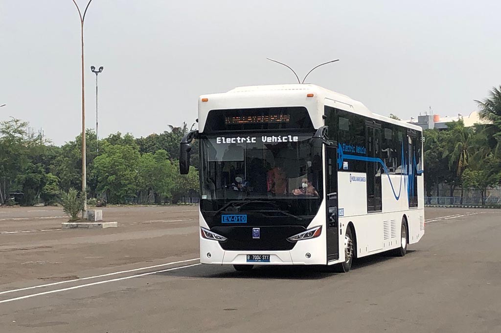 24 Bus Listrik Sambut Delegasi KTT ke-43 ASEAN