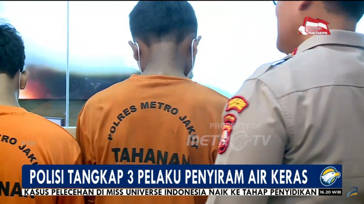 Penyiram Air Keras kepada Anak SMP di Jakut Mengaku Salah Sasaran