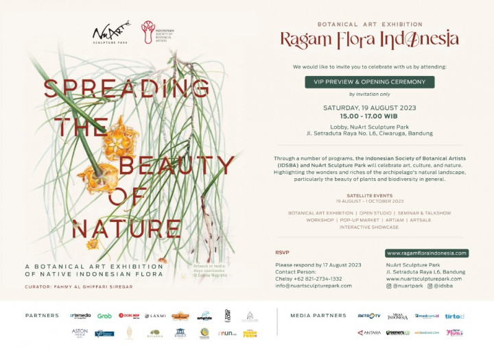 Ragam Flora Indonesia ke-4 Digelar, Pameran Seni Botani Perkenalkan Keindahan dan Keragaman Alam