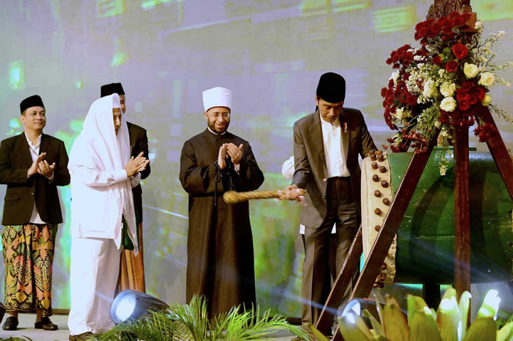 Jokowi: Muktamar Sufi Tingkatkan Kepercayaan Dunia pada RI