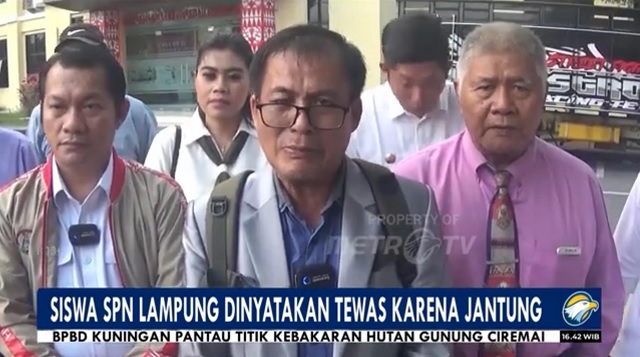 Hasil Autopsi Ungkap Siswa SPN Lampung Meninggal karena Serangan Jantung