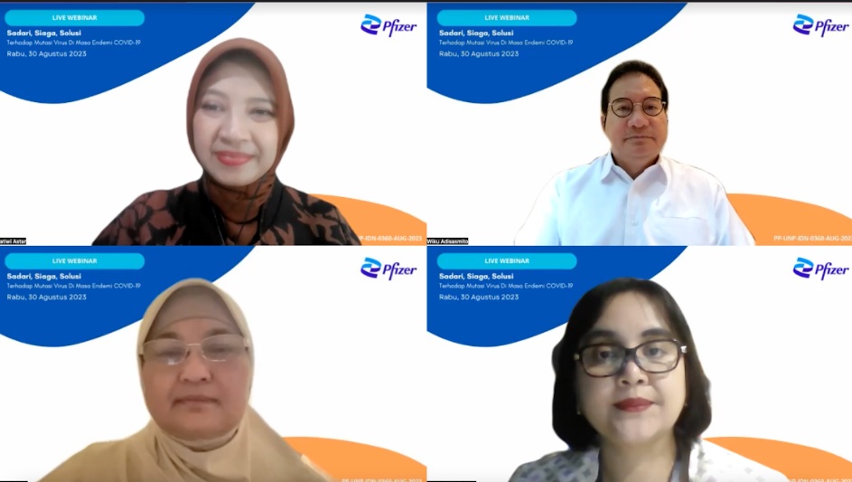 Webinar bertema: Sadari Siaga Solusi terhadap Mutasi Virus di Masa Endemi Covid-19. Dok. Aulia/Medcom