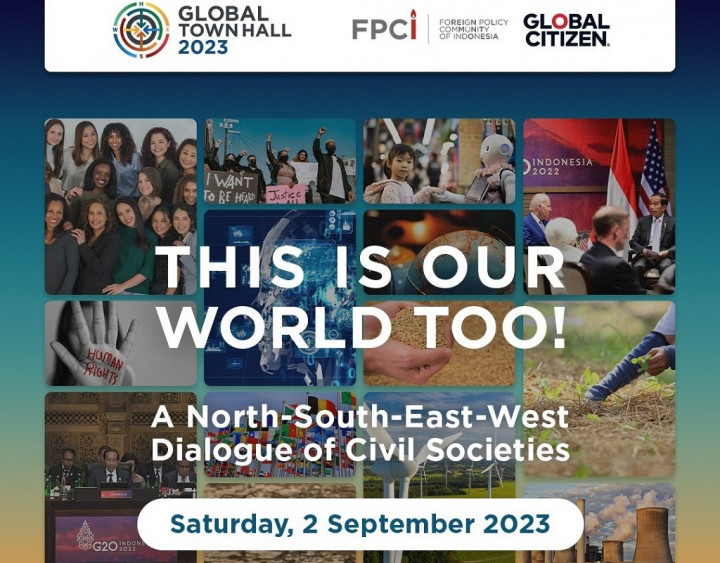 Global Town Hall 2023 Hadirkan Menlu Tiongkok Hingga Presiden Timor Leste