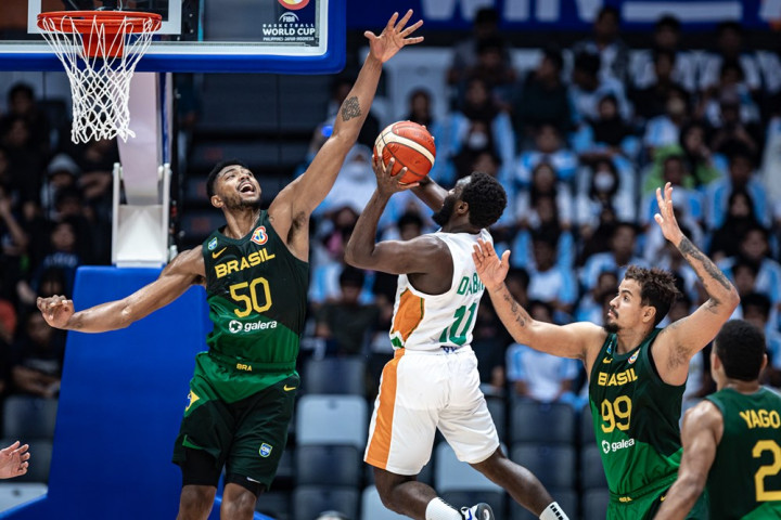 FIBA World Cup 2023: Brasil Temani Spanyol ke Putaran Dua Fase Grup