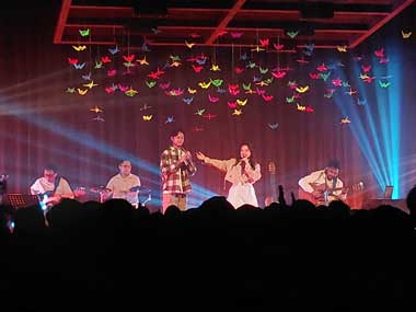 Kejutan! Njan Anak Sule Duet Bareng Bernadya di Bertamu Showcase