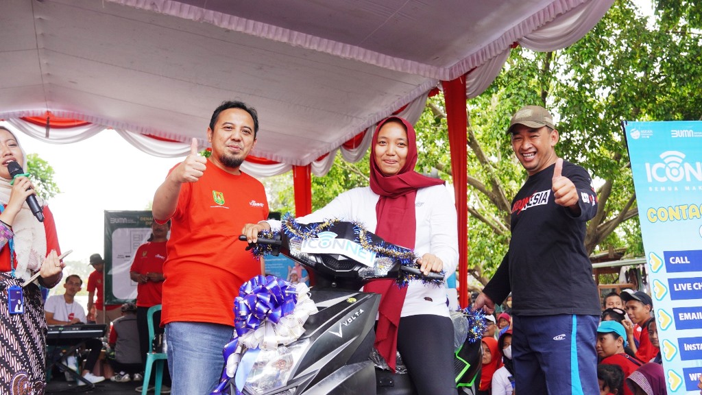  Puncak kegiatan gebyar kemerdekaan bersama ICONNET diselenggarakan pada Minggu 27 Agustus lalu secara serentak di 3 kota. Dok Ist