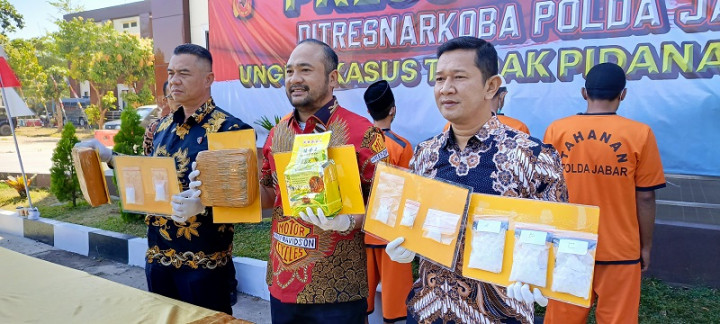Peredaran Sabu dan Ganja di Jabar Digagalkan