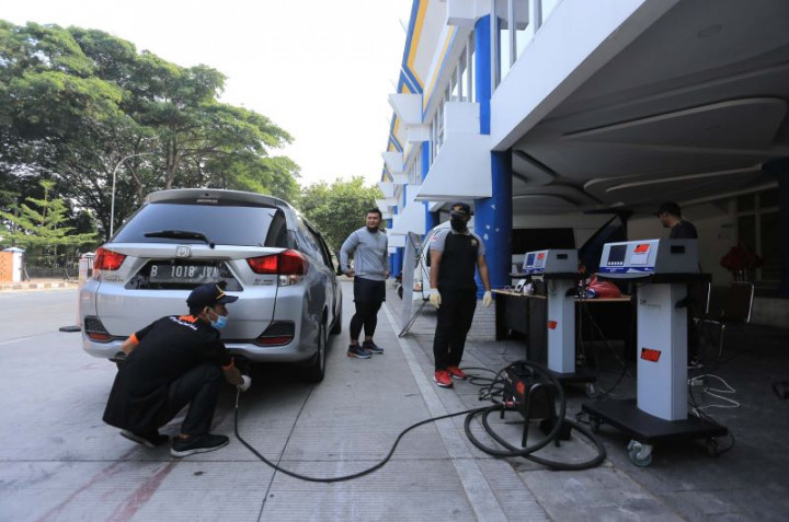 Tilang Uji Emisi di Kota Tangerang Tunggu Arahan Polda Metro