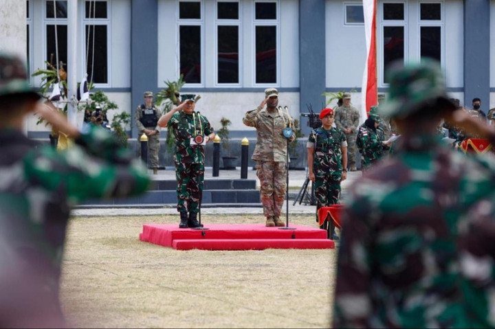 Panglima TNI dan Komandan Militer AS Buka Latihan Super Garuda Shield 2023