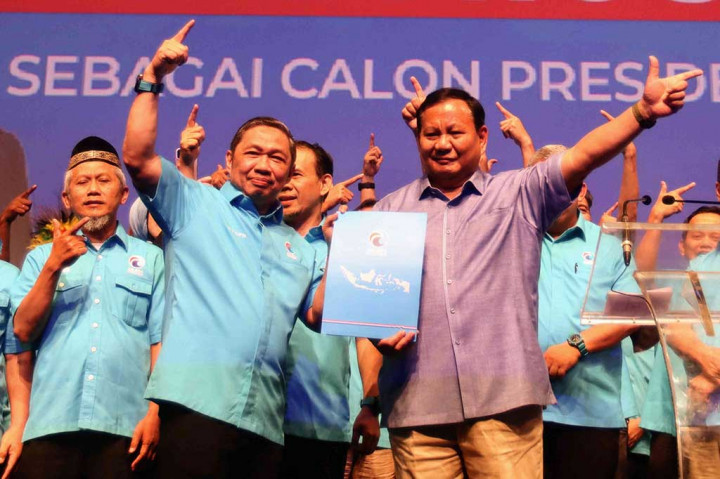 Partai Gelora Resmi Dukung Prabowo di Pilpres 2024