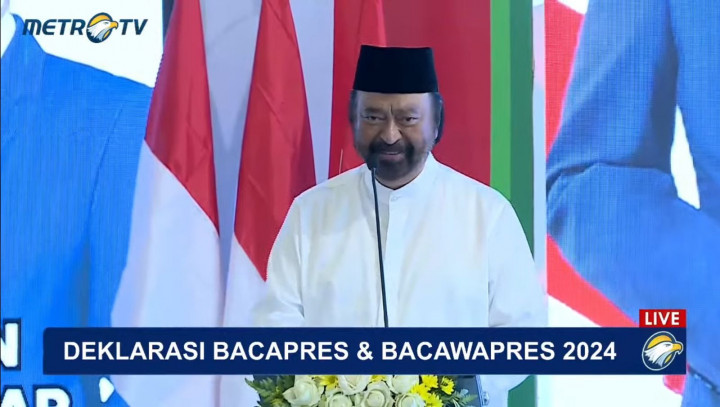 Surya Paloh Sebut Pasangan Anies-Muhaimin Seperti Botol dan Tutupnya