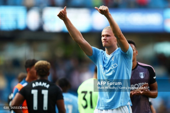 Penampilan Gemilang Haaland Bantu City Hancurkan Fulham